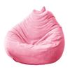 ArtsPavilion Bean Bag Chair Cover Stuffed Animal Storage (No Filler) Soft Corduroy Bean Bag, Removable and Washable 70cmx80cm Pink view 1