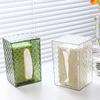 LIFKOME Elegant Wicker Tissue Box No-Drill Mount Pet Material Wall Mount Home Hotel Decor view 2