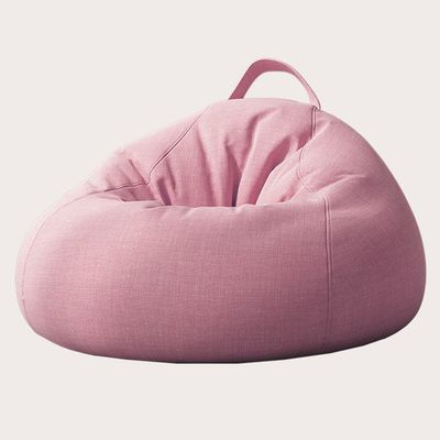 ArtsPavilion Bean Bag Chair Cover (No Filler) Extra Large, Stuffable Zipper Beanbag Cover Beanbag Replacement Cover, Removable and Washable 100 * 120cm Pink