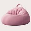 ArtsPavilion Bean Bag Chair Cover (No Filler) Extra Large, Stuffable Zipper Beanbag Cover Beanbag Replacement Cover, Removable and Washable 100 * 120cm Pink view 1