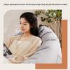 ArtsPavilion Bean Bag Chair Cover (No Filler) Extra Large, Stuffable Zipper Beanbag Cover Beanbag Replacement Cover, Removable and Washable 100 * 120cm Pink view 4
