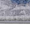 Ashcroft Furniture Co Usak Collection 2' x 8' Blue/Silver Oriental Distressed Non-Shedding Area Rug view 3