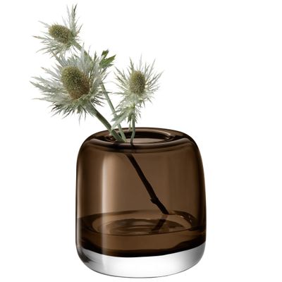 Brown Melt Vase by LSA International