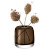Brown Melt Vase by LSA International view 2