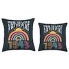 80 Birthday Making the world a better place since 1943 Throw Pillow view 3