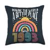 30 Birthday Making the world a better place since 1993 Throw Pillow view 1