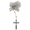 Handmade in Portugal Clear Shiny Glass Beads Our Lady of Fatima Rosary view 2