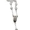 Handmade in Portugal Clear Shiny Glass Beads Our Lady of Fatima Rosary view 3