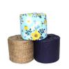 Decorative Toilet Paper Covers, 9 Paper Wraps, 3 of Each of the Designs, Fits Any Size Toilet Paper Roll (Pattern: Bumble & Daisy) view 1