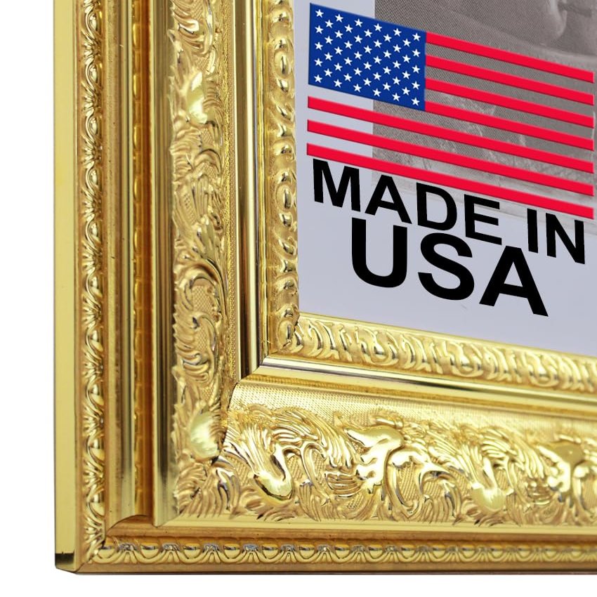 Picture Frames 12x36 Frames 3-1/2" 12x36 Poster Frame,12 x 36 Bright Gold Frame Picture Frame for Wall Mounting, Large Frame Ornate 36x 12 Canvas Oil Painting Frames Gothic Vintage Antique Luxury 3348 .Baroque Wood Alternative-Polystyrene for Photo,D