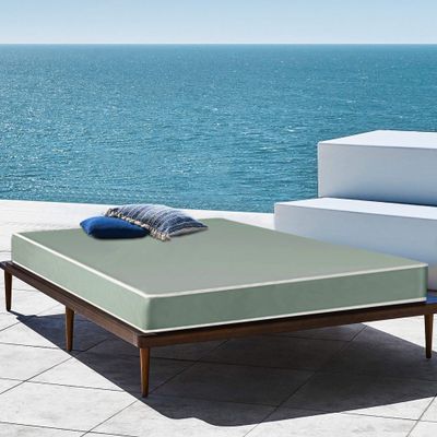 Mielmoon Cooling Gel Waterproof Foam Mattress Premium Medium Firm Plush,Vinyl noisless, Easy to Clean Made in USA Comfortable for Outdoors-Indoors (5 Inch, Full XL)