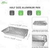 Aluminum Pans 9x13 Disposable Foil Pans Half Size Steam Table Shallow Aluminum Trays Heavy Duty - Tin Foil Pans, Bakeware, Lasagna Pans, Roasting, Food Storing, Catering, Cake, Oven Pan (40) view 3