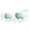 KIZQYN Table Desktop Decor Creative Desktop Decorations Cute Pig Home Decorations Desktop Decorations Cool Pig Piggy Bank Small Decorations Statue Ornament view 2