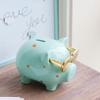KIZQYN Table Desktop Decor Creative Desktop Decorations Cute Pig Home Decorations Desktop Decorations Cool Pig Piggy Bank Small Decorations Statue Ornament view 4