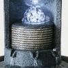 HIHELO Indoor Water Fountains Dining Table Flowing Water Lucky Simple Decoration Decoration Office Living Room Fountain Feng Shui Ball TV Cabinet Desktop Fountain Tabletop Waterfall Fountain view 4