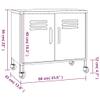 KTHLBRH Storage Cabinet Navy Blue 23.6"x13.8"x22" Steel,Storage Cabinet,Display Cabinet, Multipurpose Cabinet,Storage Furniture,for Living Room view 2