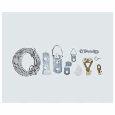 National Hardware N260-403 Mirror & Picture Hanging Kit, 50-Lb Load - Quantity 5