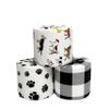 Decorative Toilet Paper Covers, 9 Paper Wraps, 3 of Each of The Designs, Fits Any Size Toilet Paper Roll (Pattern: Man's Best Friend) view 1