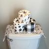 Decorative Toilet Paper Covers, 9 Paper Wraps, 3 of Each of The Designs, Fits Any Size Toilet Paper Roll (Pattern: Man's Best Friend) view 3