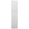 KTHLBRH Office Cabinet Light Gray 35.4"x15.7"x70.9" Steel and Tempered Glass,Storage Cabinet,Display Cabinet, Multipurpose Cabinet,Storage Furniture,for Living Room view 4
