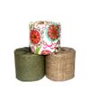 Decorative Toilet Paper Covers, 9 Paper Wraps, 3 of Each of The Designs, Fits Any Size Toilet Paper Roll (Pattern: Happy Flower) view 1
