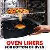 Oven Liners for Bottom of Oven with Baking Sheet Mat, Heat Resistant Stove Liners for Bottom of Electric Stove and Teflon Sheets for Baking, Reusable Matt for Electric Range view 3