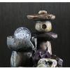 HIHELO Indoor Water Fountains Simple Indoor Rockery Water Fountain Living Room Study Desktop Ornament Feng Shui Ball Office Feng Shui Wheel Decoration Tabletop Waterfall Fountain view 4