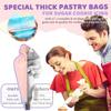 LUSHYUM Cookie Decorating Kit 118pcs with Storage Case, Royal Sugar Piping Bags and Tips Icing Supplies Set, Turntable Scribe Decoration Tools for Kids & Cookie Holiday Christmas Valentine view 3