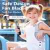 SWEETFULL Misting Fan Portable, Handheld Personal Mister Fans, Small Fan Rechargeable, Mini Spray Water Mist,Kids Women Portable Fans For Travel, Outdoors, Hiking, Camping Home Office (Black) view 4