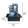 HIHELO Indoor Water Fountains Modern Minimalist Running Water Desktop Fountain Decoration Home Living Room Decoration Table Water Ball Decoration Tabletop Waterfall Fountain view 2