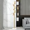 ARZARF Entryway Coat Rack Metal Coat Rack Stand Stable Marble Base, wth Hooks Metal Tree Hat or Coat Hanger Floor Free Standing Bedroom Floor Coat Rack Free Standing Coat Rack (Color : 1) view 4