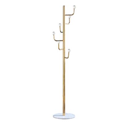 Entryway Coat Rack Coat Rack Household Floor Mounted Heavy Duty Coat Shelf Living Room Bedroom Hallway Corner Hanger Vertical Stainless Steel Metal Single Rod Coat Stand Free Standing Coat Rack ( Colo