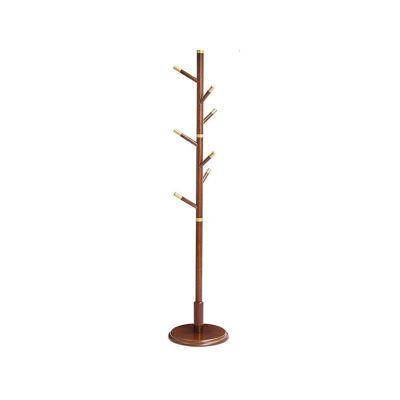 ARZARF Entryway Coat Rack Fashion Light Luxury Wooden Coat Rack Stand, Multifunctional Clothes Rack Home Hallway Hanger for Hat Clothes Purse Scarves Free Standing Coat Rack