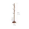 ARZARF Entryway Coat Rack Fashion Light Luxury Wooden Coat Rack Stand, Multifunctional Clothes Rack Home Hallway Hanger for Hat Clothes Purse Scarves Free Standing Coat Rack view 2