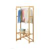 ARZARF Entryway Coat Rack Coat Rack, Foldable Hanger Floor Bedroom Coat Rack Coat Hanger Stand for Home Office Hall Entryway Large Capacity Storage Free Standing Coat Rack view 2