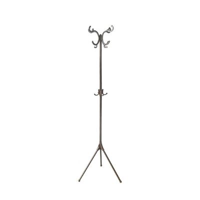 Entryway Coat Rack Coat Rack Household Floor-standing Three Legged Coat Shelf Living Room Bedroom Corner Heavy Duty Coat Stand Modern Metal Wrought Iron White Coat Racks Free Standing Coat Rack