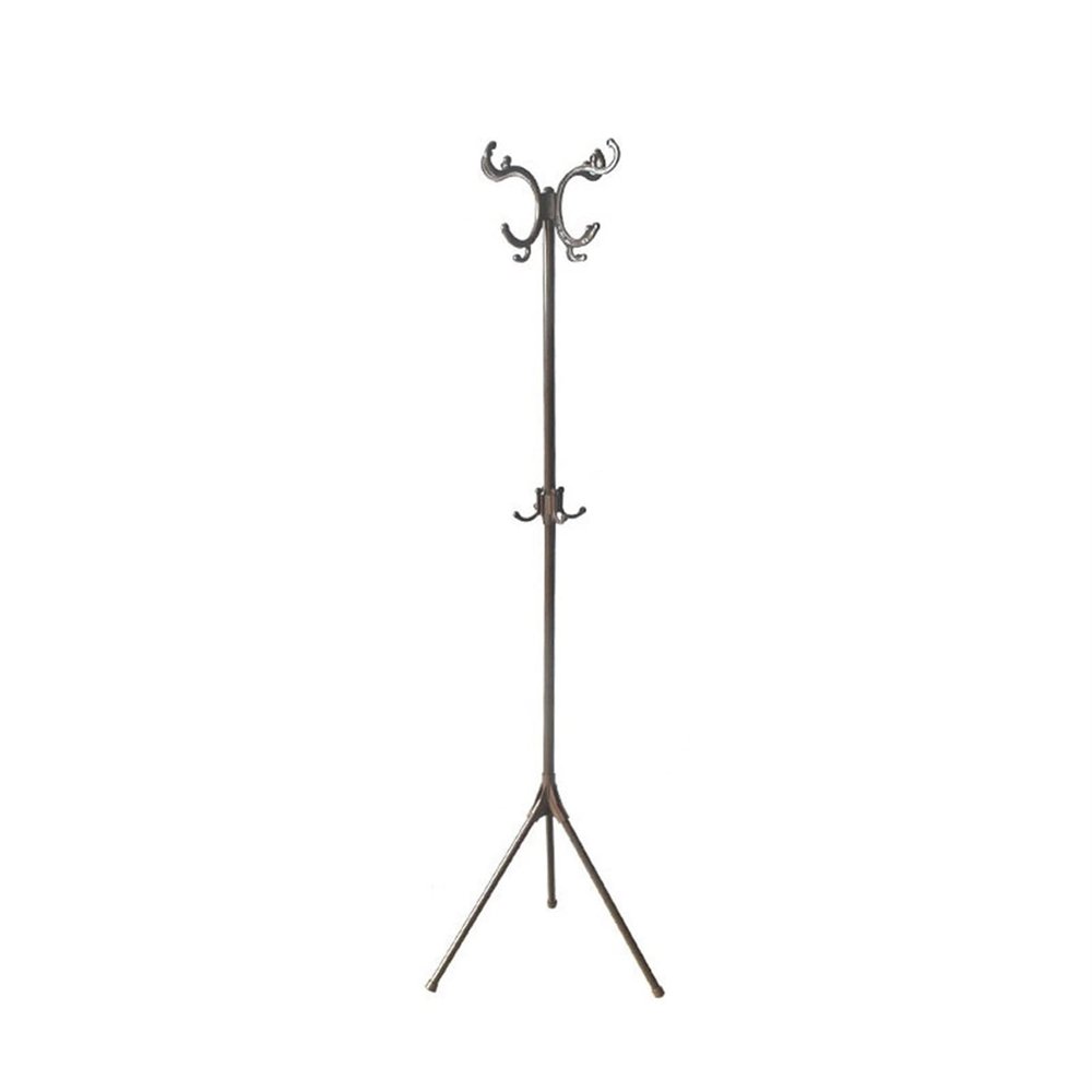 Entryway Coat Rack Coat Rack Household Floor-standing Three Legged Coat Shelf Living Room Bedroom Corner Heavy Duty Coat Stand Modern Metal Wrought Iron White Coat Racks Free Standing Coat Rack