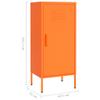KTHLBRH Storage Cabinet Orange 16.7"x13.8"x40" Steel,Storage Cabinet,Display Cabinet, Multipurpose Cabinet,Storage Furniture,for Living Room view 2