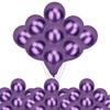 Trimming Shop Metallic Balloons, 50pcs Decorative Latex Chrome Balloons 10 Inch Party Balloons Shiny Helium Birthday Balloons for Wedding, Engagement, Baby Shower, Christmas Decoration, Purple view 1