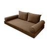 Prolinemax Style V1 Twin-XL Size Velvet Pipe Trim Indoor Daybed Bolster Pillow Cushion Mattress Fitted Sheet |Cover ONLY| AD308 view 2