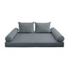 Prolinemax Style V1 Twin-XL Size Velvet Pipe Trim Indoor Daybed Bolster Pillow Cushion Mattress Fitted Sheet |Cover ONLY| AD347 view 1