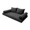 Prolinemax Style V1 Full Size Velvet Knife Edge Indoor Daybed Bolster Pillow Cushion Mattress Fitted Sheet |Cover ONLY| AD350 view 2
