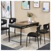 BELUND Convertible Console Table Shelf Bookshelf Kitchen Table Wall Mounted Foldable Both Table and Rack Custom Design Multiple Uses Smart Table (Color : B) view 1