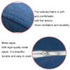 Lounge Back Cushion Soft Pillow Cushion Backrest Bolster Pillow Bed Sofa Rest Customized Sofa backrest in for Office Chair and Sofa backrest Pillow ( Color : Pink , Size : 80X33X15cm ) view 4