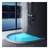 HWASH Self-Adhesive Silicone Bathroom Water Stopper Water Retaining Strip, Bendable Bathroom Door Washing Machine Shower Dam Barrier 50/100/150/200cm (Color : Transparent, Size : 50cm) view 2