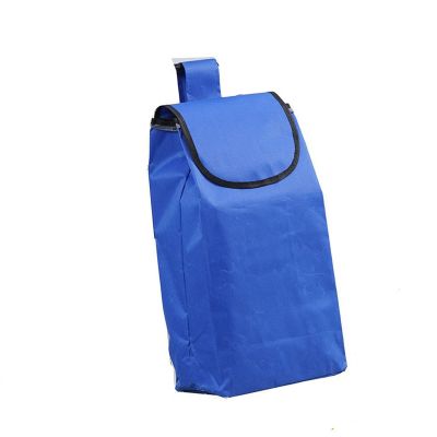 THEGA Trolley Replacement Bag - 40L Portable Shopping cart Bag, Waterproof Oxford Cloth Storage Bag, Multifunctional Household Storage Bag, Collapsible, L35XW20XH57CM (Color : F)