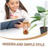 EXCEART Modern Simple Wooden Sandglass 3 Min Timer for Classroom Decor Daily Use view 3