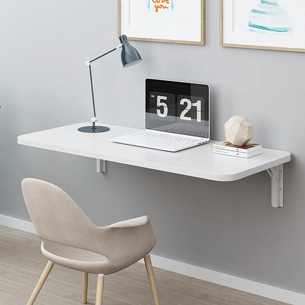 Laundry Folding Table, Wall Mounted Folding Table, Heavy Duty, Stable Sturdy Wall Table For Small Spaces Desk Office Kitchen Laundry Room Restaurant(Multiple Sizes) ( Size : 100*30cm (39.5*12in) )