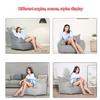 ArtsPavilion Bean Bags Chair Cover, Bean Bag Without Filling Detachable Single Seat High Back Beanbag Seat Cover for Living Room Black view 4