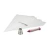 Zenker 44735 Football Cake Topper Set, Piping Bag and Decorating Pen, Stainless Steel, Plastic, Silicone, 20 x 36 cm view 1